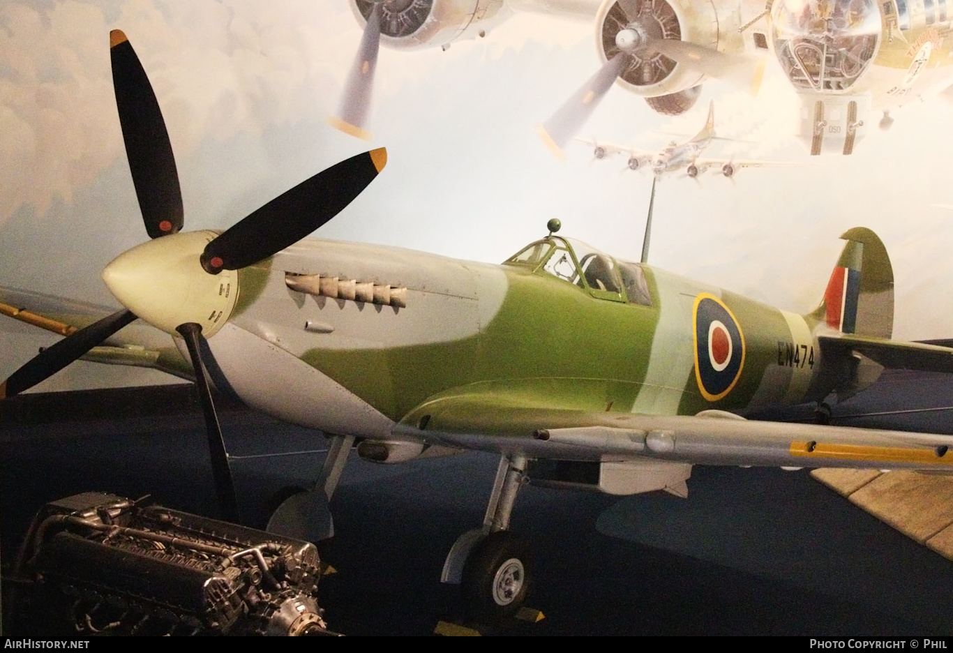 Aircraft Photo of EN474 | Supermarine 351 Spitfire F7C | UK - Air Force | AirHistory.net #299448