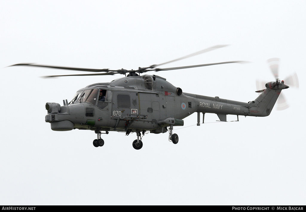 Aircraft Photo of ZF563 | Westland WG-13 Lynx HMA8DSP | UK - Navy | AirHistory.net #299475