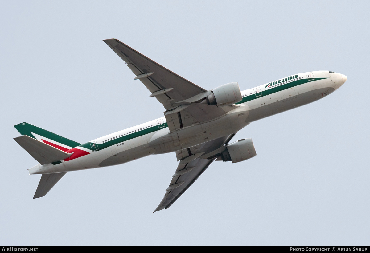 Aircraft Photo of EI-ISD | Boeing 777-243/ER | Alitalia | AirHistory.net #299486