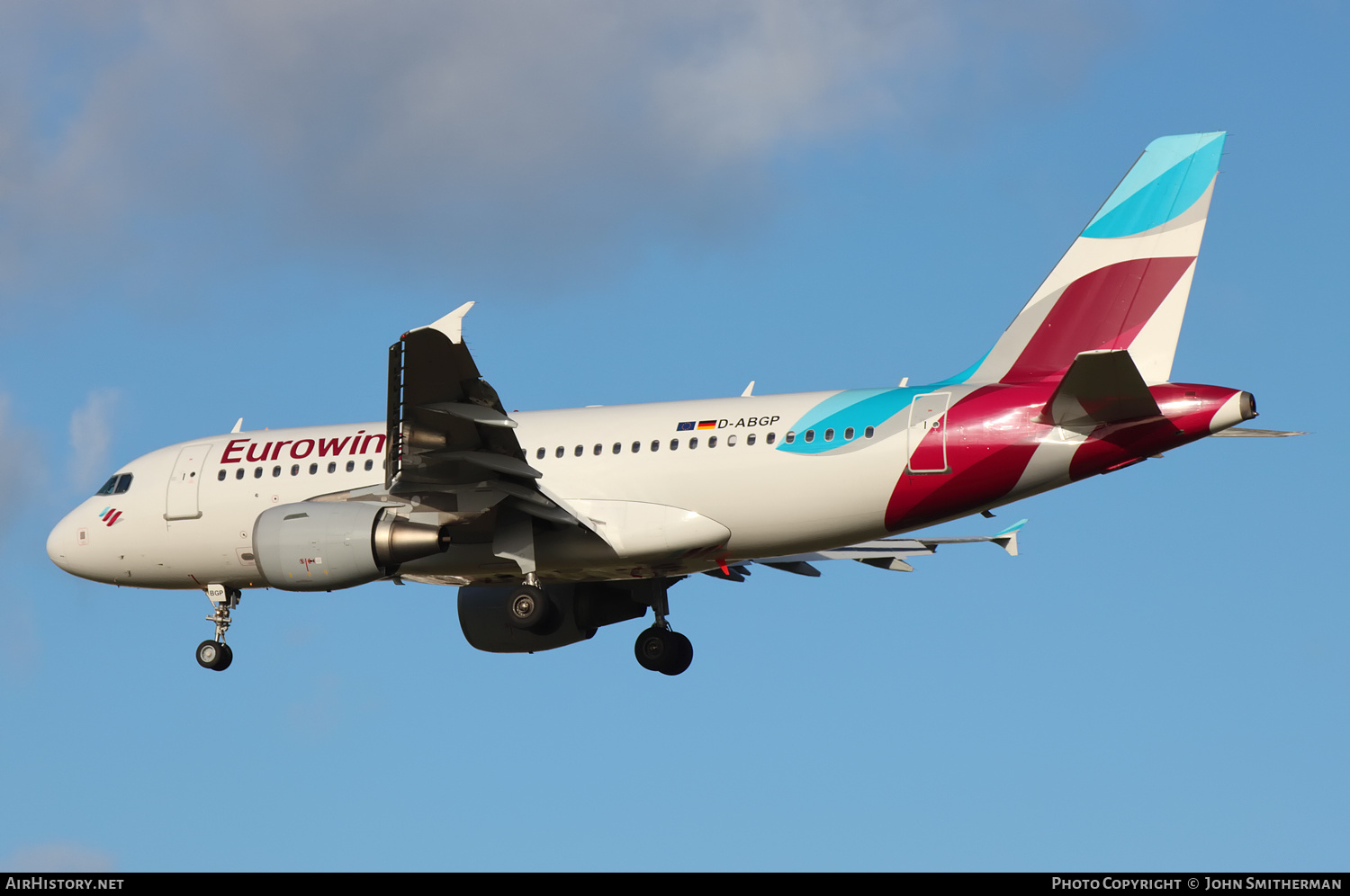 Aircraft Photo of D-ABGP | Airbus A319-112 | Eurowings | AirHistory.net #299505