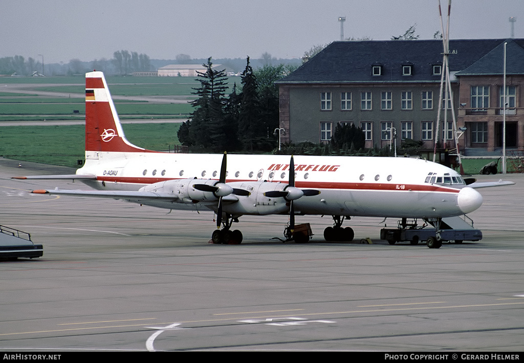 Aircraft Photo of D-AOAU | Ilyushin Il-18D | Interflug | AirHistory.net #299506