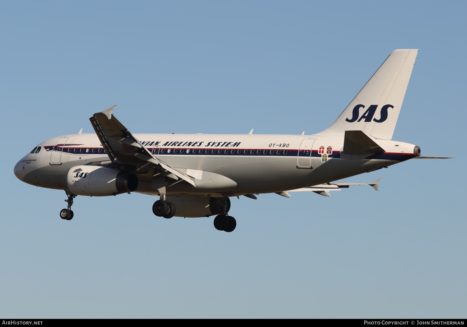 Aircraft Photo of OY-KBO | Airbus A319-132 | Scandinavian Airlines - SAS | Scandinavian Airlines System - SAS | AirHistory.net #299510