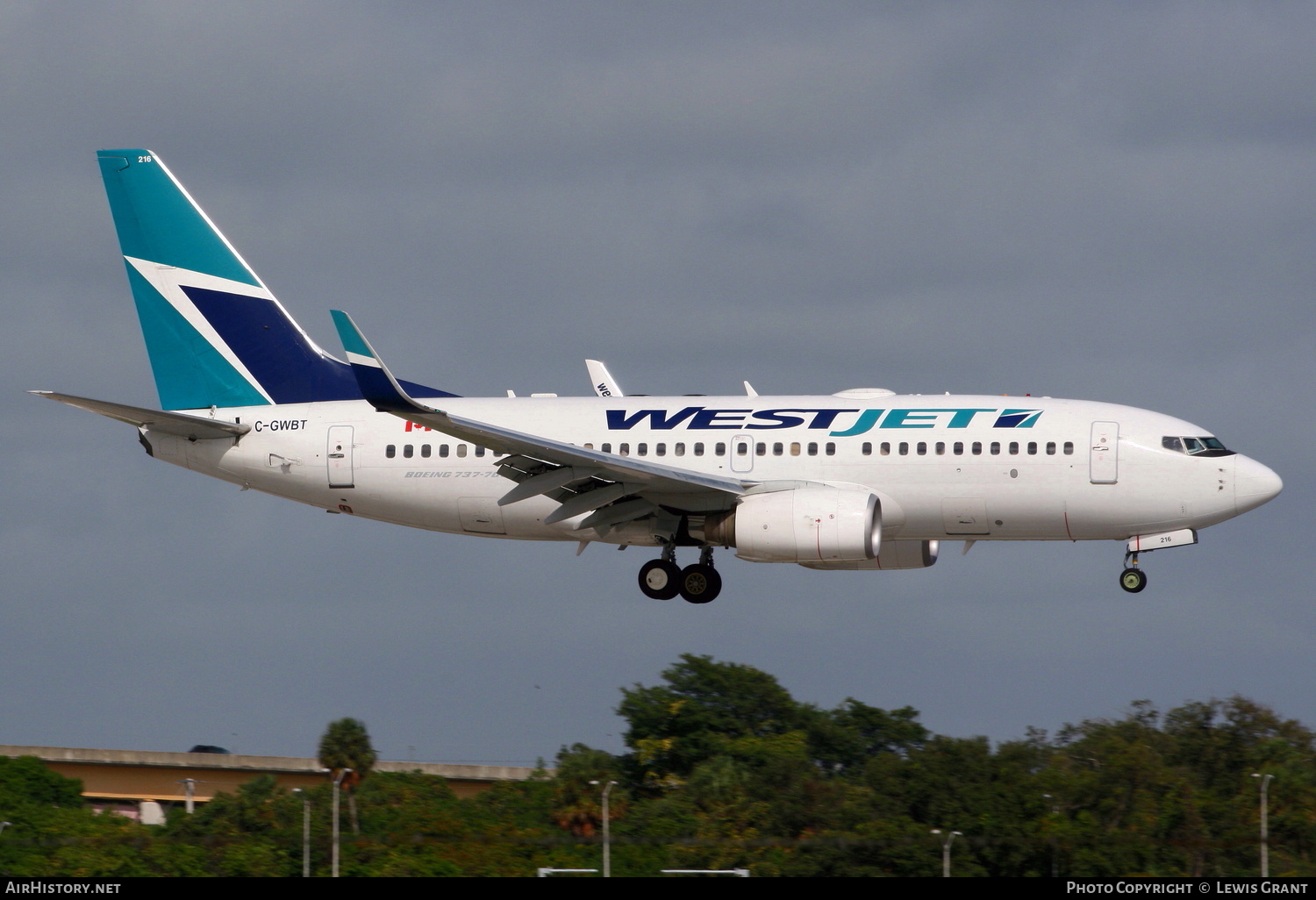 Aircraft Photo of C-GWBT | Boeing 737-7CT | WestJet | AirHistory.net #299532