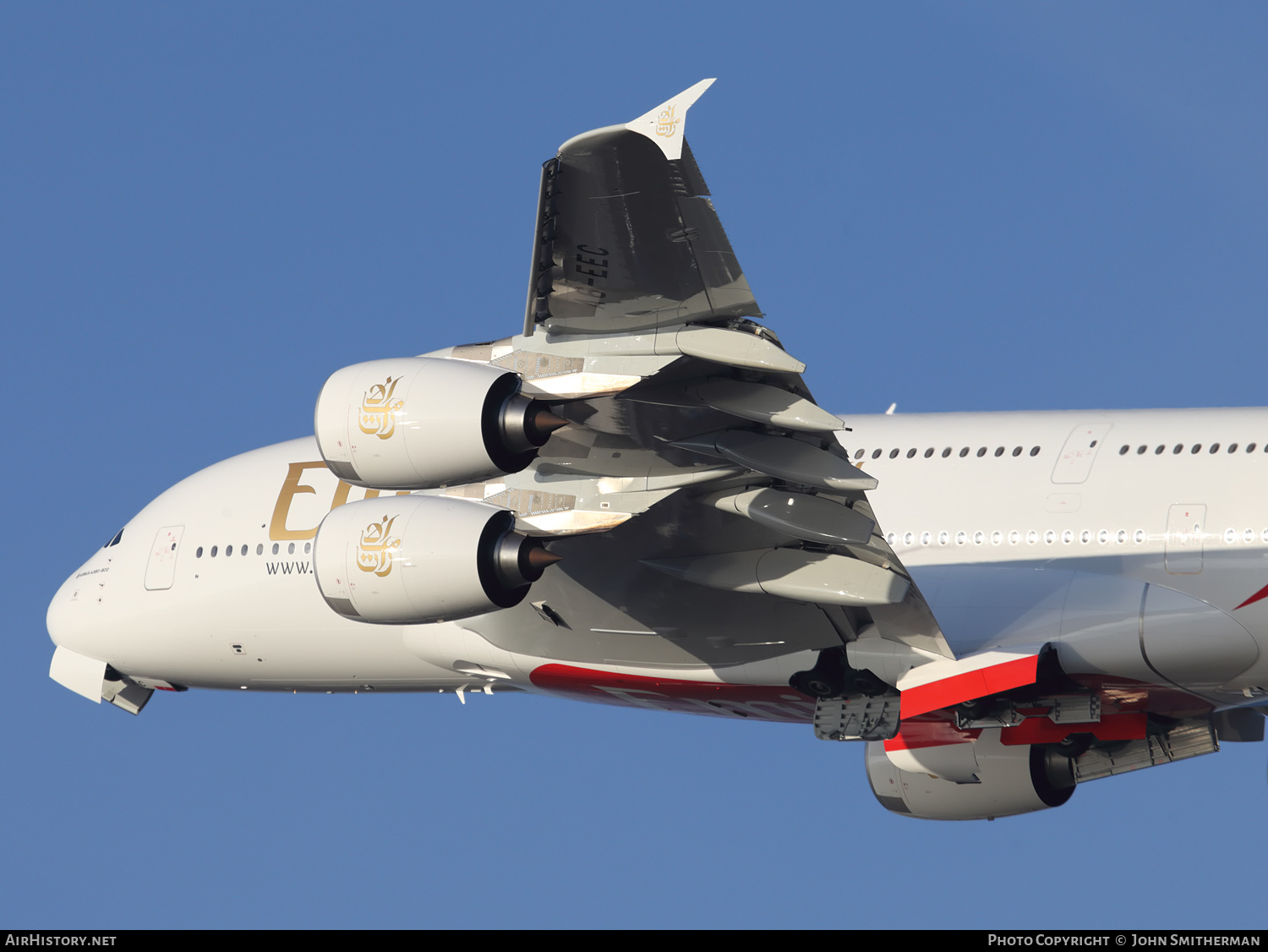 Aircraft Photo of A6-EEC | Airbus A380-861 | Emirates | AirHistory.net #299556