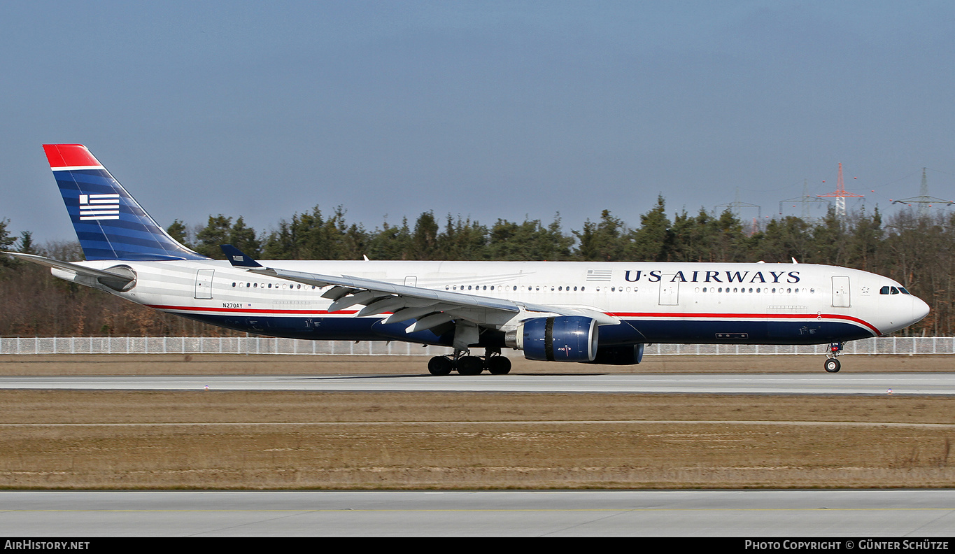 Aircraft Photo of N270AY | Airbus A330-323 | US Airways | AirHistory.net #299559