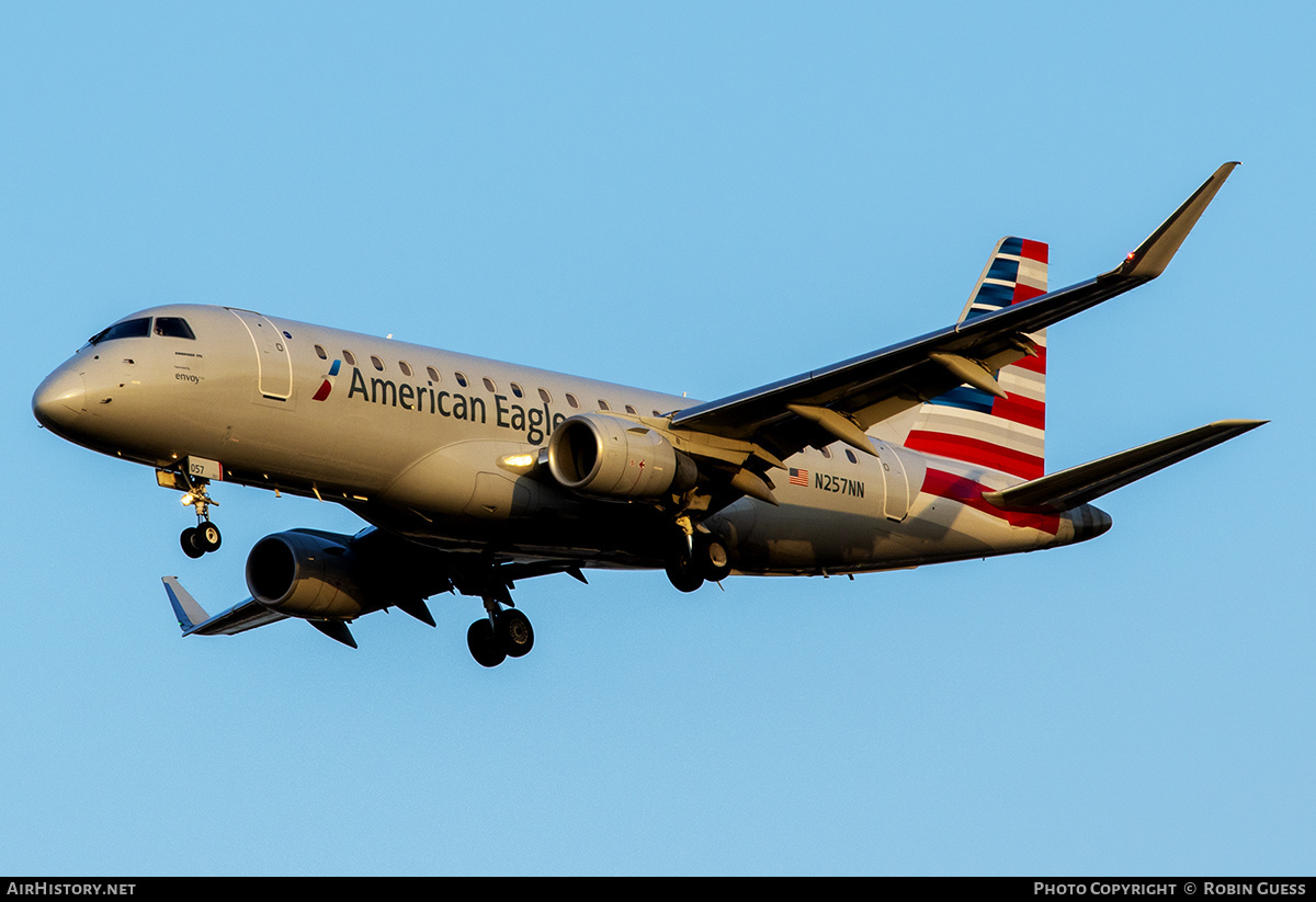 Aircraft Photo of N257NN | Embraer 175LR (ERJ-170-200LR) | American Eagle | AirHistory.net #299565