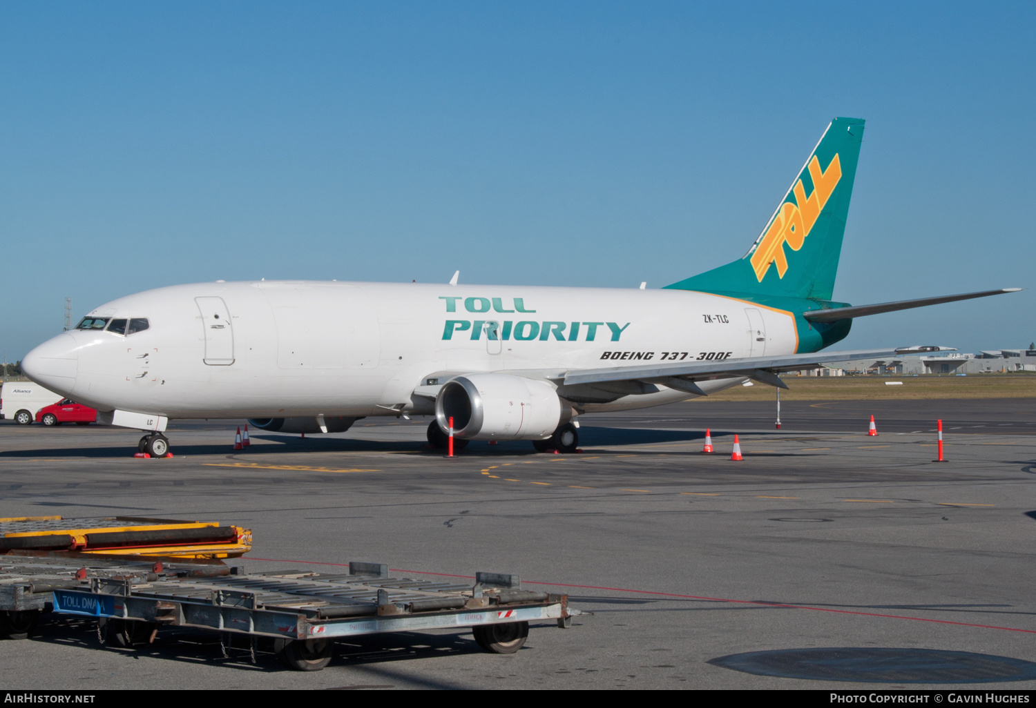 Aircraft Photo of ZK-TLC | Boeing 737-3B7(SF) | Toll Priority | AirHistory.net #299568