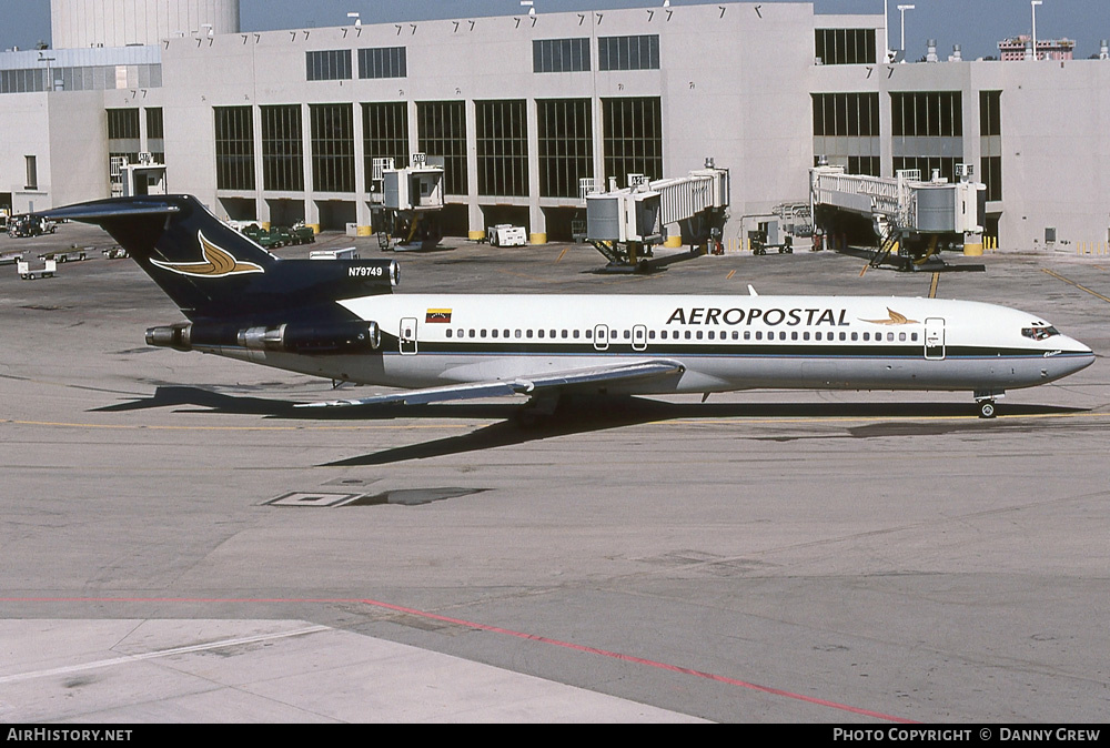 Aircraft Photo of N79749 | Boeing 727-224 | Aeropostal | AirHistory.net #299612