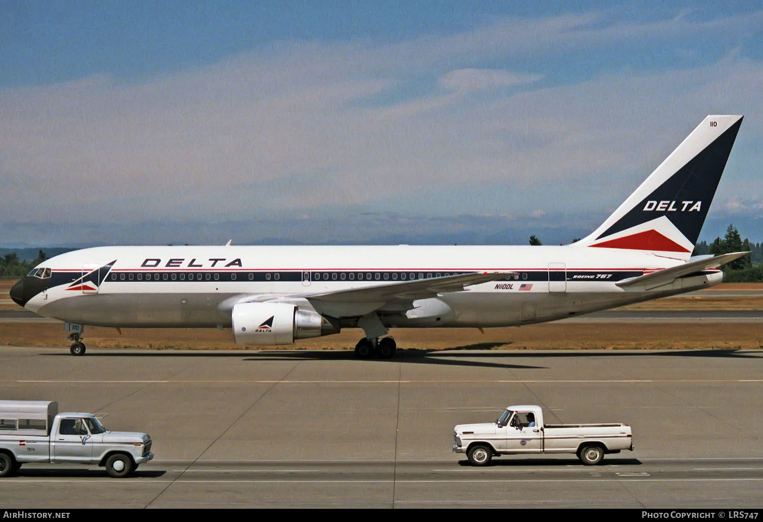 Aircraft Photo of N110DL | Boeing 767-232 | Delta Air Lines | AirHistory.net #299616