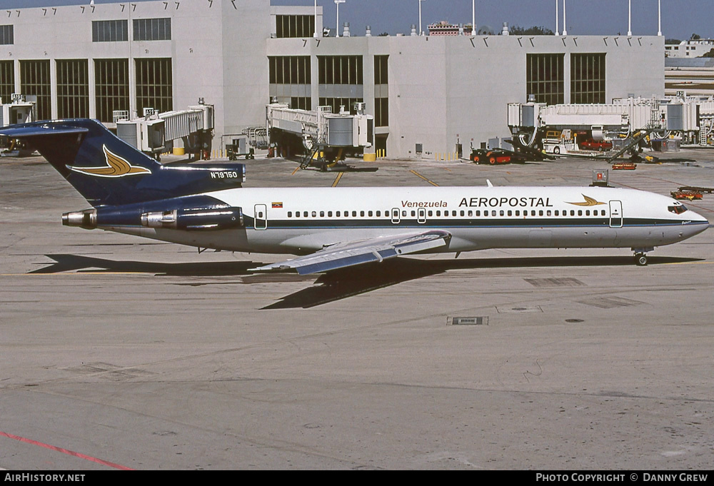 Aircraft Photo of N79750 | Boeing 727-224/Adv | Aeropostal | AirHistory.net #299624