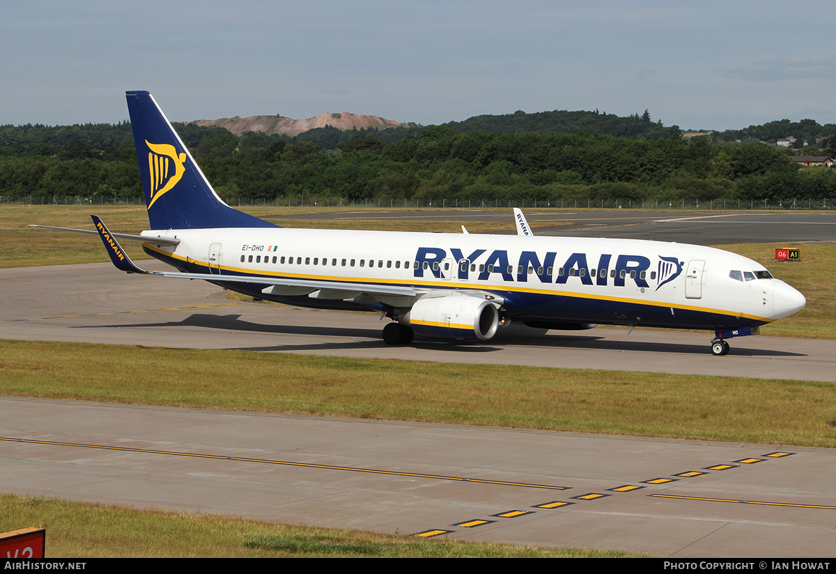 Aircraft Photo of EI-DHO | Boeing 737-8AS | Ryanair | AirHistory.net #299655