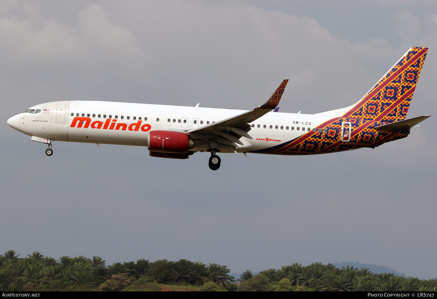 Aircraft Photo of 9M-LCG | Boeing 737-8GP | Malindo Air | AirHistory.net #299691