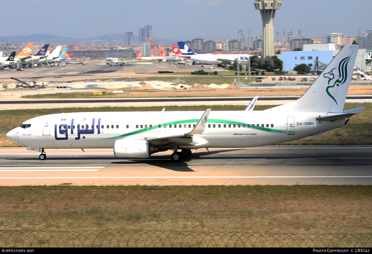 Aircraft Photo of 5A-DMH | Boeing 737-8GK | Buraq Air | AirHistory.net #299702