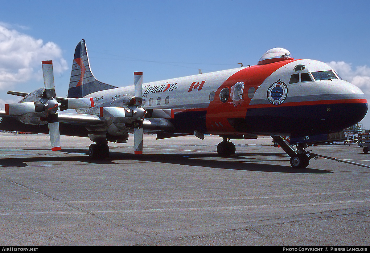 Aircraft Photo of C-FNAY | Lockheed L-188C(IR) Electra | Canadian Airlines | AirHistory.net #299728