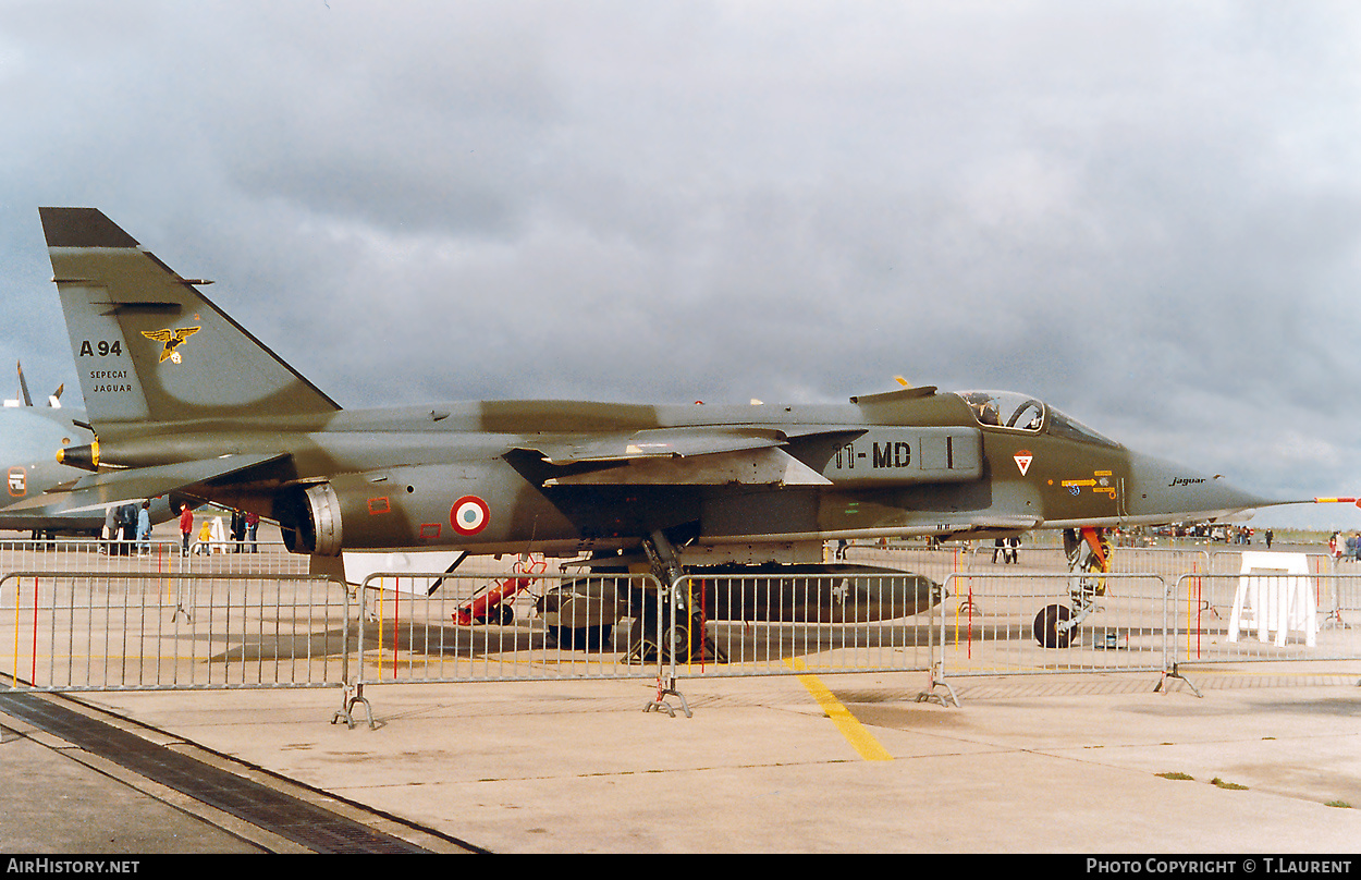 Aircraft Photo of A94 | Sepecat Jaguar A | France - Air Force | AirHistory.net #299778