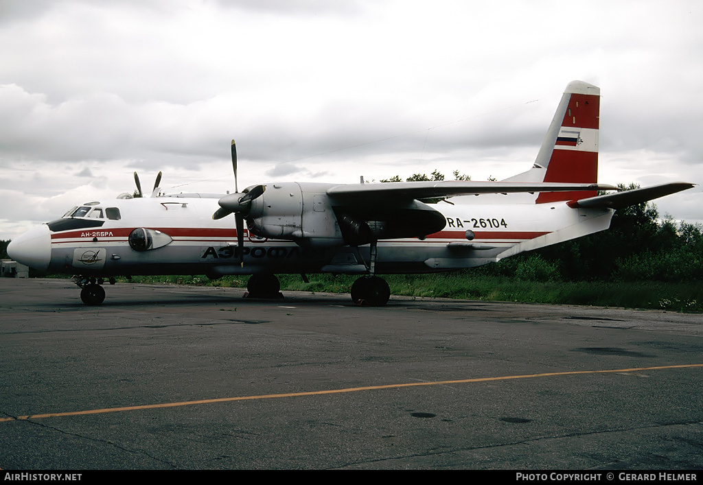 Aircraft Photo of RA-26104 | Antonov An-26BRL | Aeroflot | AirHistory.net #299785