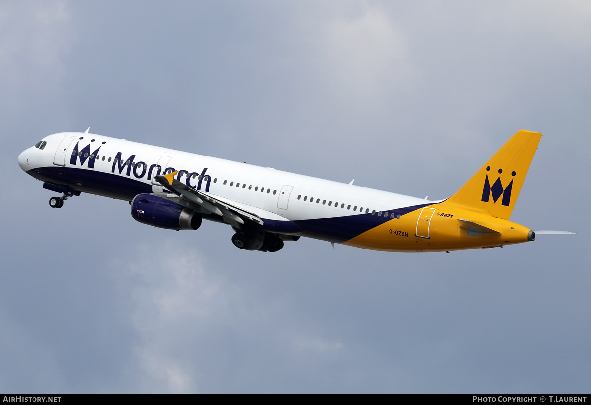 Aircraft Photo of G-OZBN | Airbus A321-231 | Monarch Airlines | AirHistory.net #299796