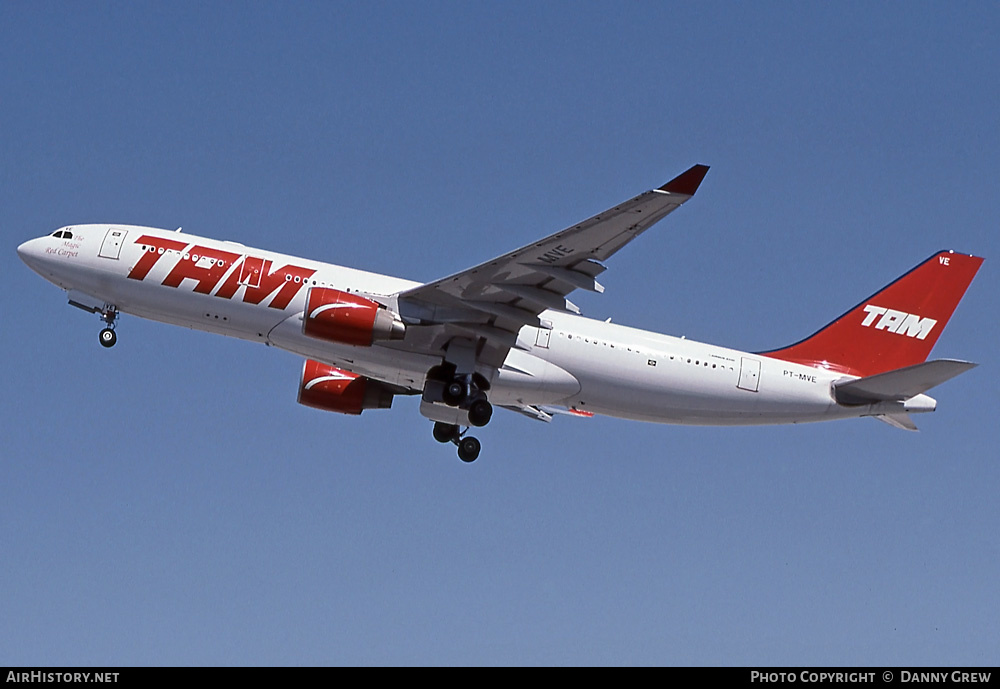 Aircraft Photo of PT-MVE | Airbus A330-223 | TAM Linhas Aéreas | AirHistory.net #299812
