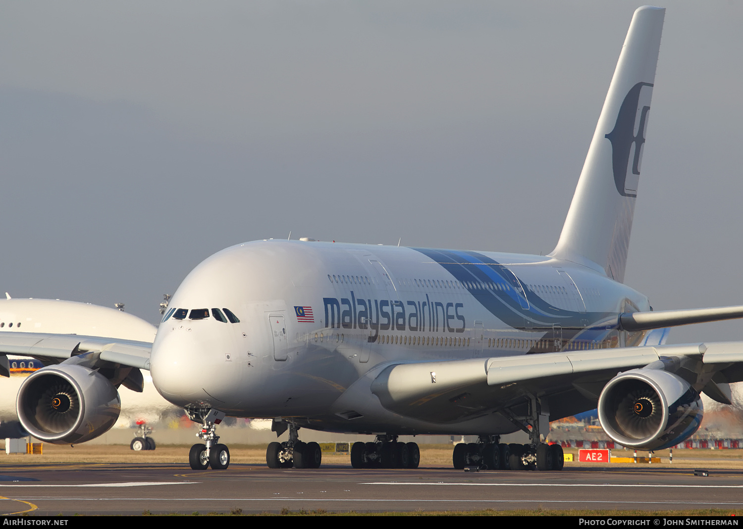 Aircraft Photo of 9M-MNB | Airbus A380-841 | Malaysia Airlines | AirHistory.net #299869