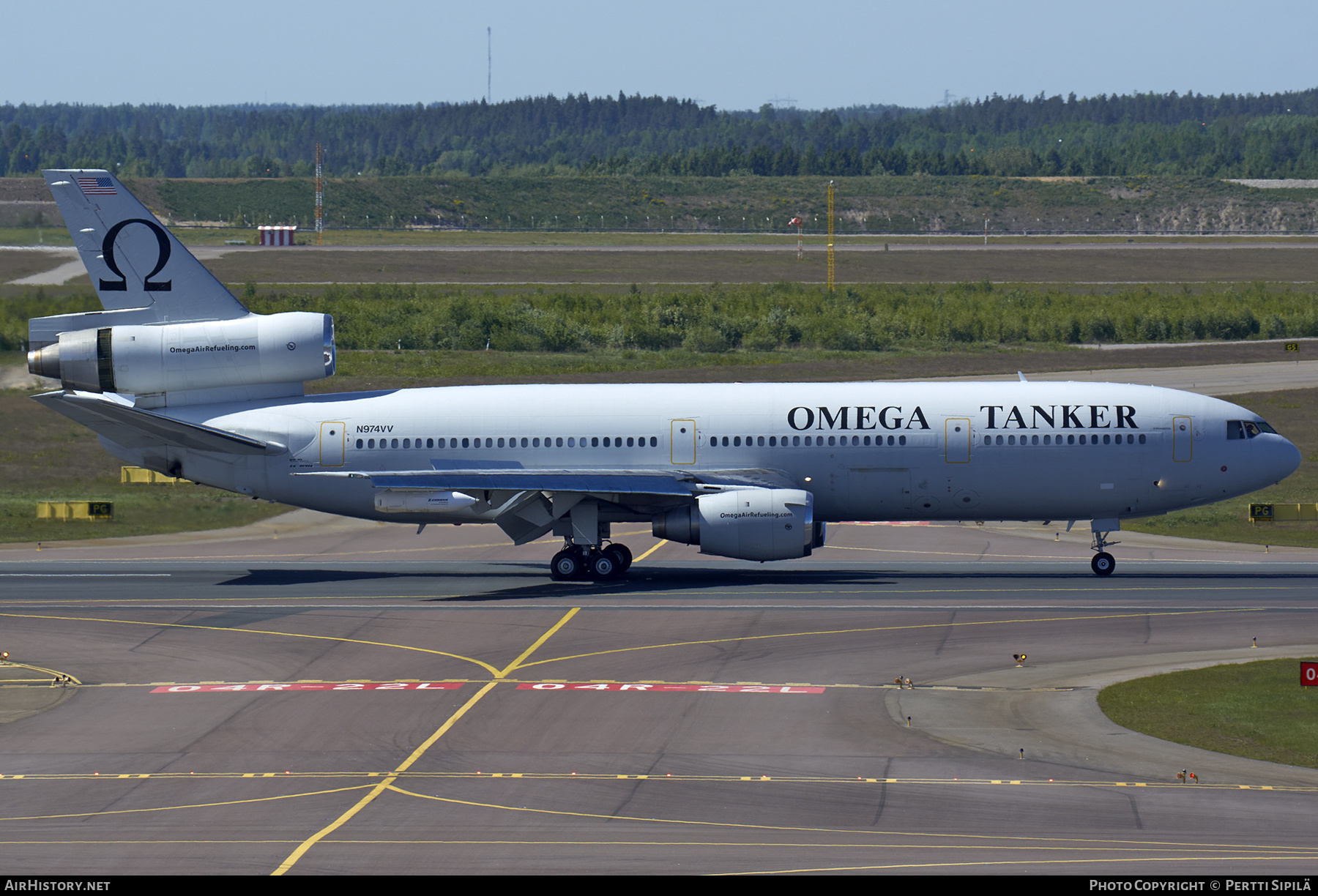 Aircraft Photo of N974VV | McDonnell Douglas DC-10-40 | Omega Aerial Refueling Services | AirHistory.net #299872