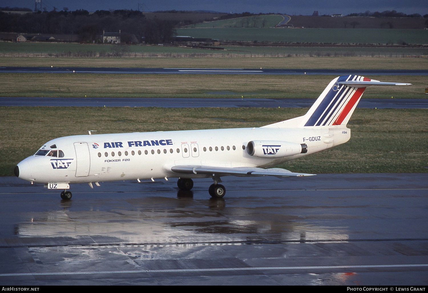 Aircraft Photo of F-GDUZ | Fokker F28-4000 Fellowship | Air France | AirHistory.net #299879