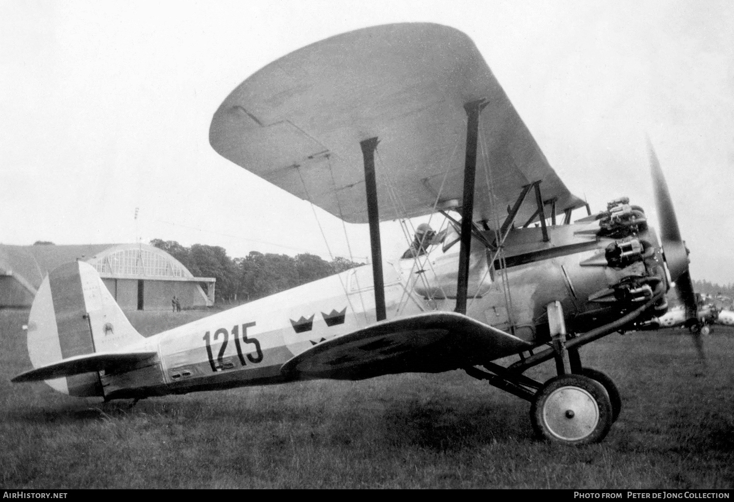 Aircraft Photo of 215 / 1215 | Bristol J7 Bulldog IIA | Sweden - Air Force | AirHistory.net #299916