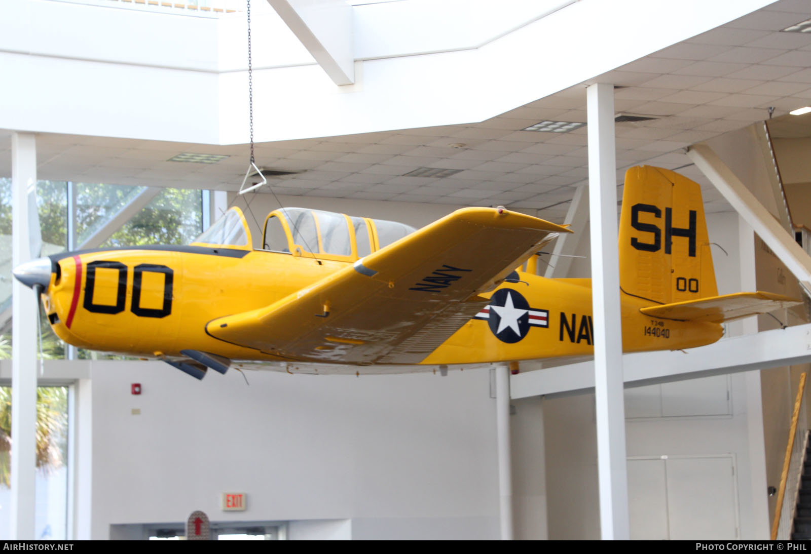 Aircraft Photo of 144040 | Beech T-34B Mentor (D45) | USA - Navy | AirHistory.net #299961