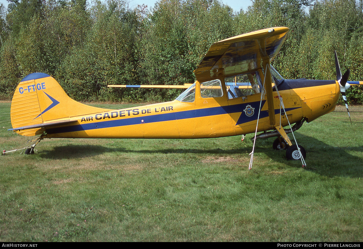 Aircraft Photo of C-FTGE | Cessna O-1A Bird Dog (305A/L-19A) | Air Cadets de l'Air | AirHistory.net #299986