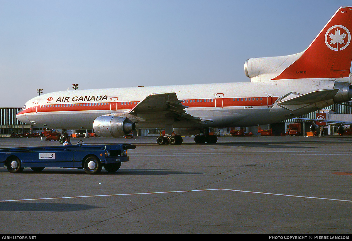 Aircraft Photo of CF-TND | Lockheed L-1011-385-1 TriStar 1 | Air Canada | AirHistory.net #299992