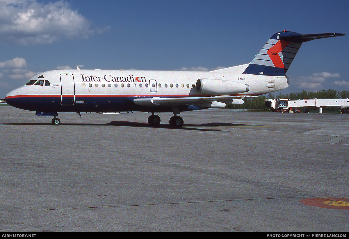 Aircraft Photo of C-GQBS | Fokker F28-1000 Fellowship | Inter-Canadien | AirHistory.net #300006