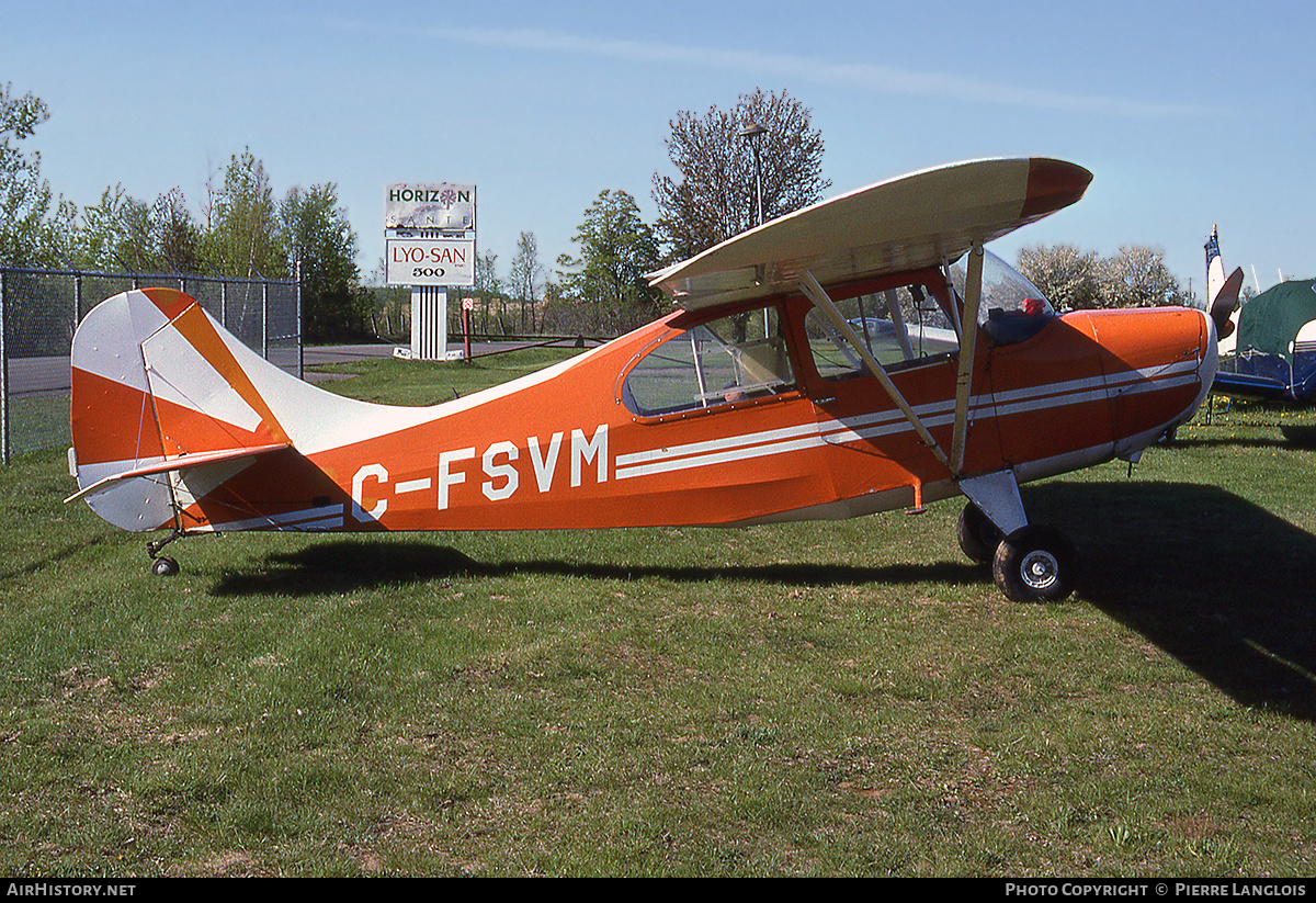 Aircraft Photo of C-FSVM | Aeronca 7AC Champion | AirHistory.net #300018