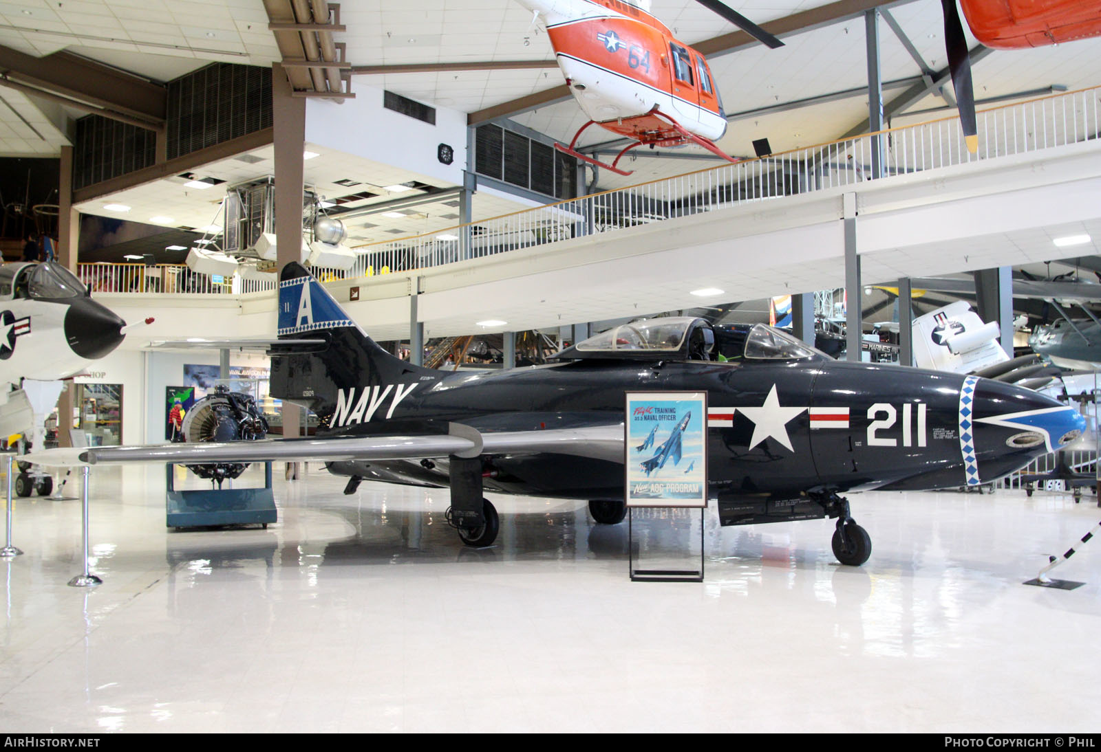 Aircraft Photo of 128109 | Grumman F9F-7 Cougar | USA - Navy | AirHistory.net #300021