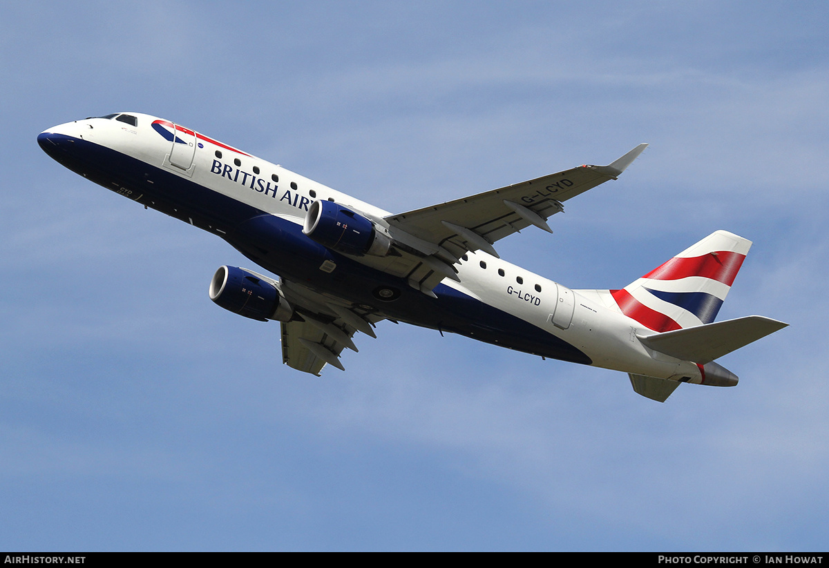 Aircraft Photo of G-LCYD | Embraer 170STD (ERJ-170-100STD) | British Airways | AirHistory.net #300024