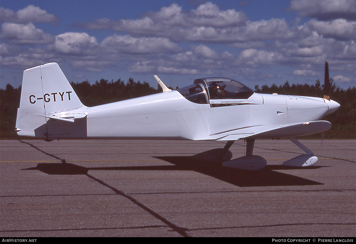 Aircraft Photo of C-GTYT | Van's RV-6A | AirHistory.net #300035