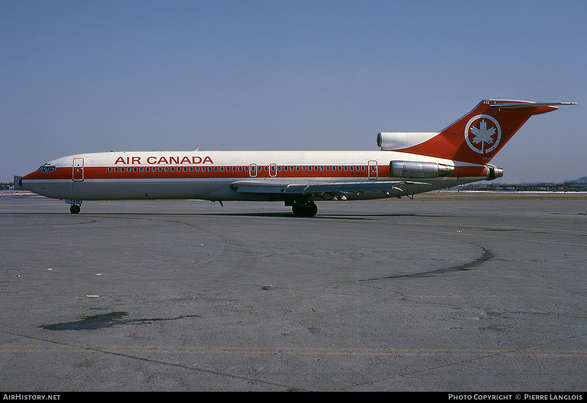 Aircraft Photo of C-GAAL | Boeing 727-233/Adv | Air Canada | AirHistory.net #300043