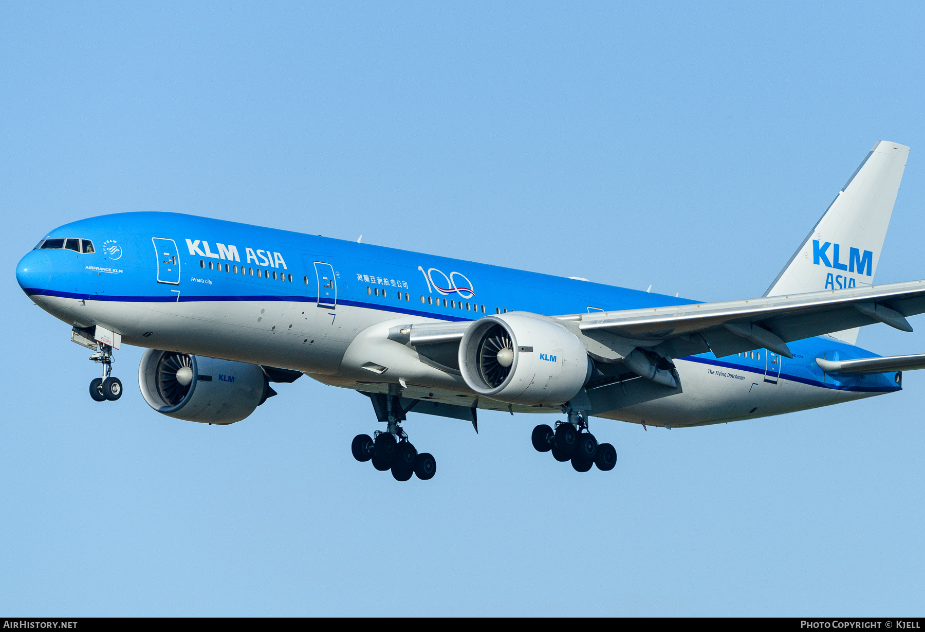 Aircraft Photo of PH-BQF | Boeing 777-206/ER | KLM Asia | AirHistory.net #300052