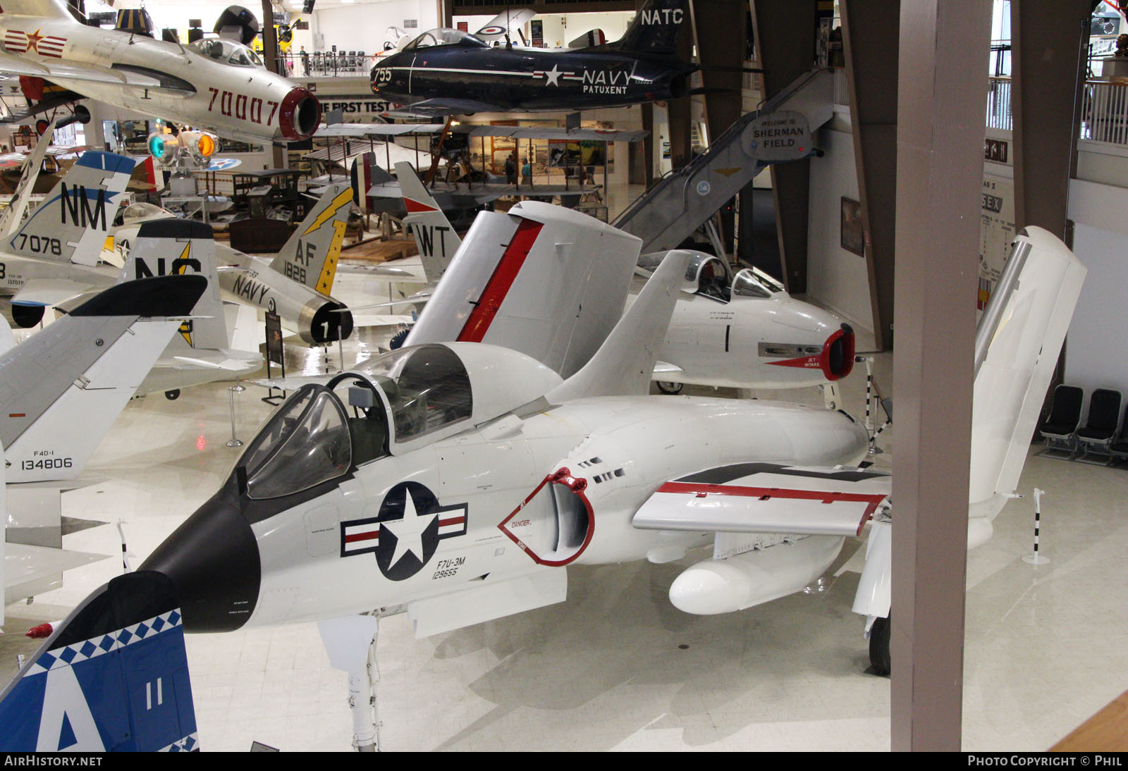 Aircraft Photo of 129655 | Vought F7U-3 Cutlass | USA - Navy | AirHistory.net #300063