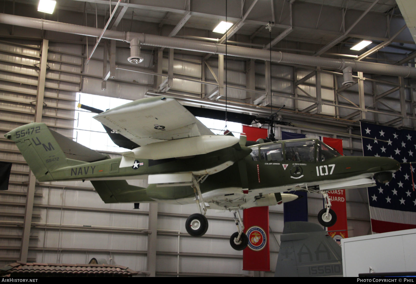 Aircraft Photo of 155472 / 55472 | North American Rockwell OV-10D Bronco | USA - Navy | AirHistory.net #300066