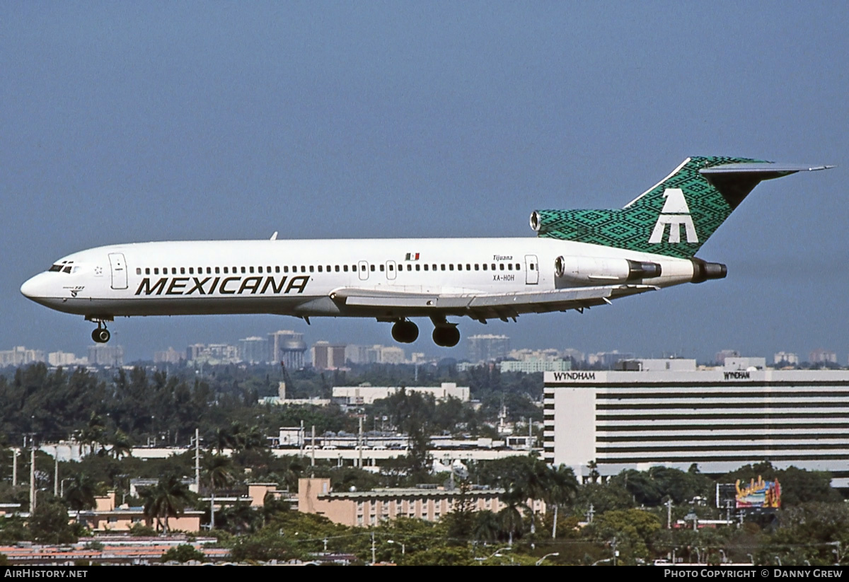 Aircraft Photo of XA-HOH | Boeing 727-264/Adv | Mexicana | AirHistory.net #300080