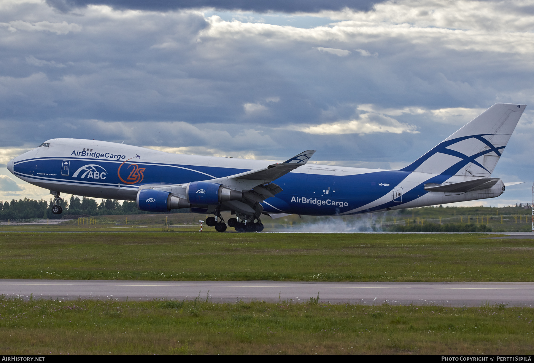 Aircraft Photo of VQ-BHE | Boeing 747-4KZF/SCD | ABC - AirBridgeCargo Airlines | AirHistory.net #300110