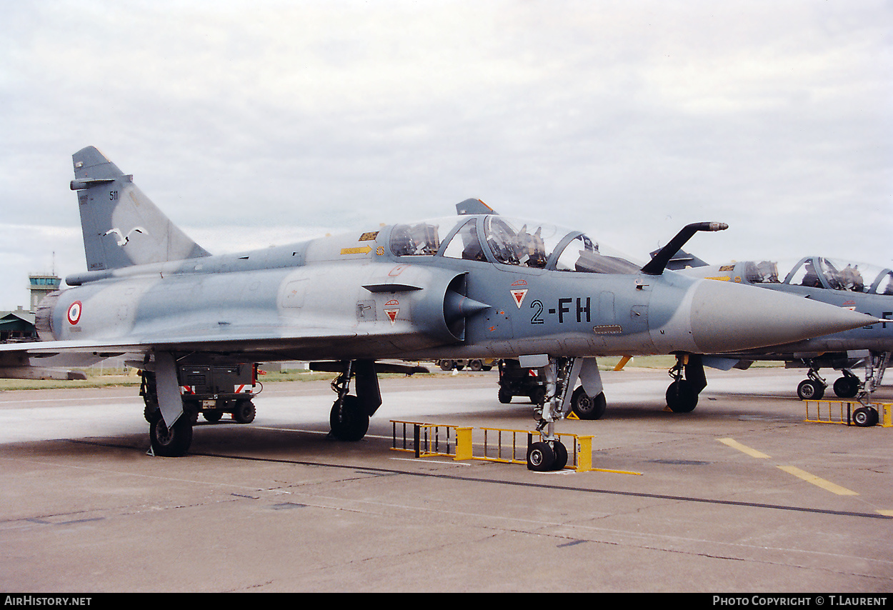 Aircraft Photo of 511 | Dassault Mirage 2000B | France - Air Force | AirHistory.net #300135