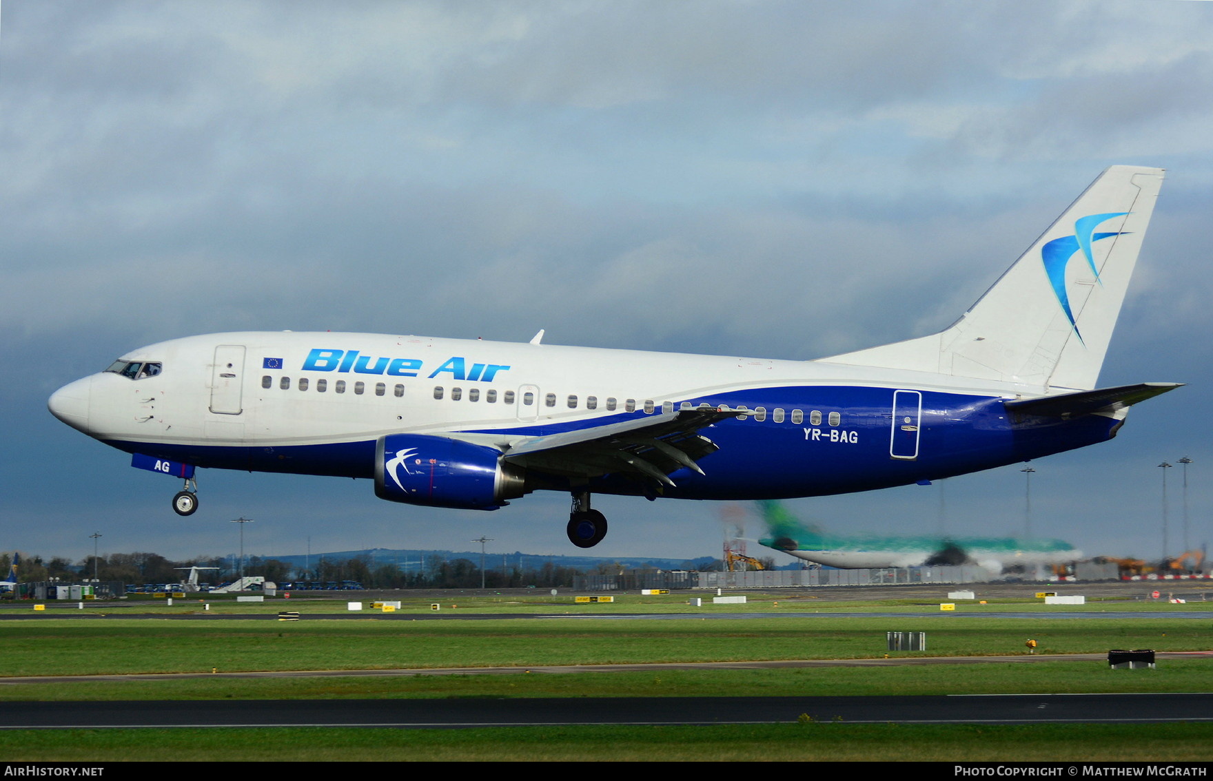 Aircraft Photo of YR-BAG | Boeing 737-5L9 | Blue Air | AirHistory.net #300157