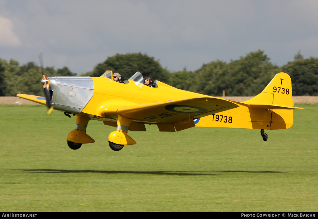 Aircraft Photo of G-AKAT / T9738 | Miles M.14A Hawk Trainer 3 | UK - Air Force | AirHistory.net #300175