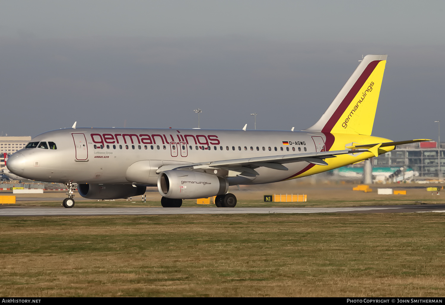 Aircraft Photo of D-AGWD | Airbus A319-132 | Germanwings | AirHistory.net #300181
