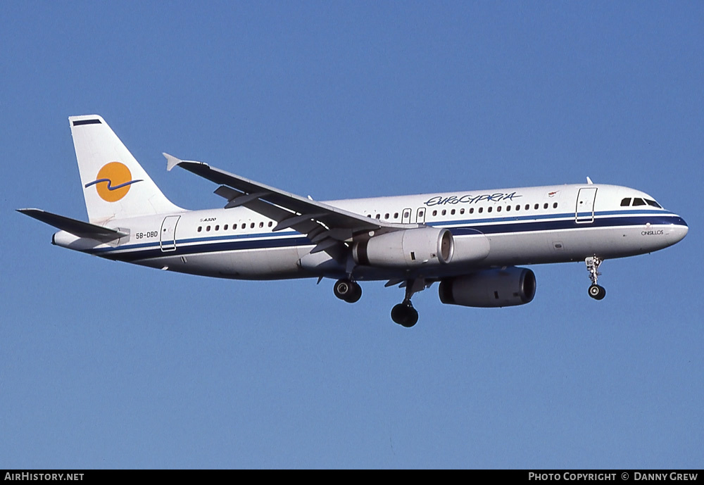 Aircraft Photo of 5B-DBD | Airbus A320-231 | Eurocypria Airlines | AirHistory.net #300185