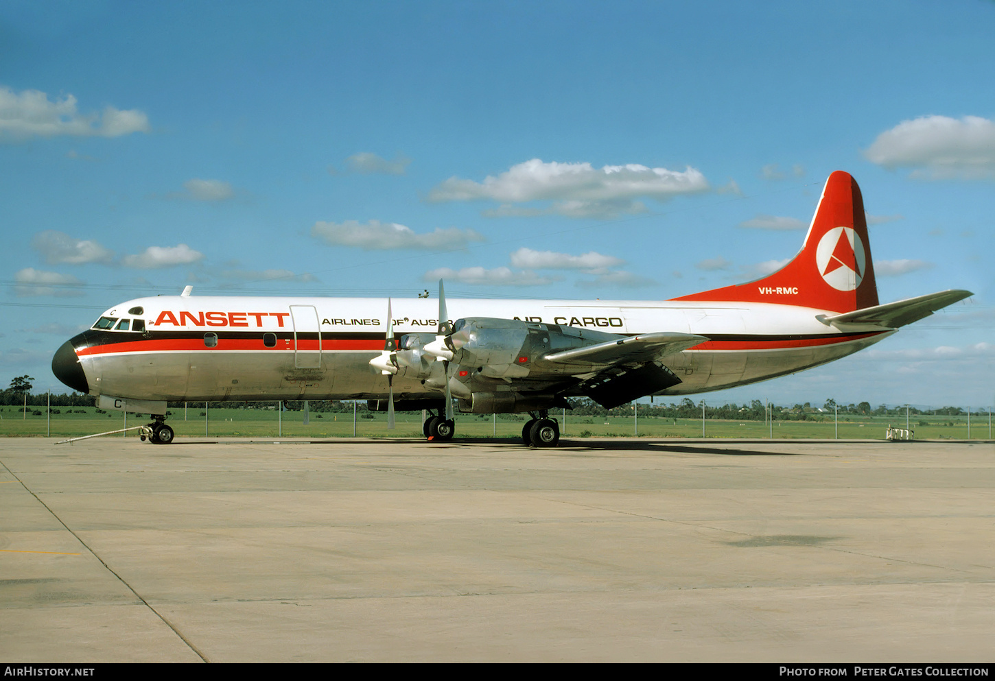 Aircraft Photo of VH-RMC | Lockheed L-188A(F) Electra | Ansett Airlines of Australia Air Cargo | AirHistory.net #300220