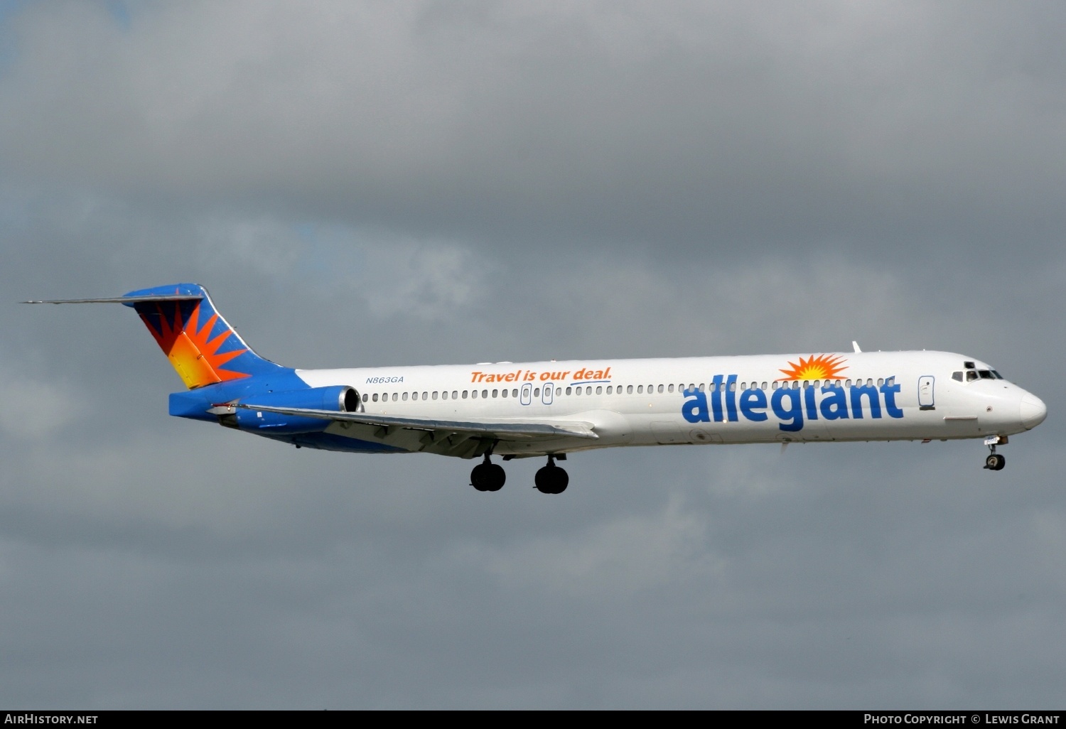 Aircraft Photo of N863GA | McDonnell Douglas MD-83 (DC-9-83) | Allegiant Air | AirHistory.net #300256