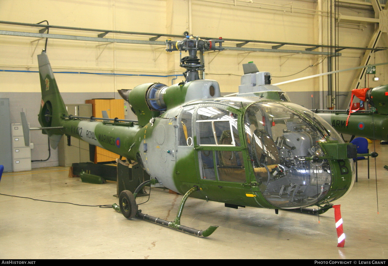 Aircraft Photo of XX412 | Aerospatiale SA-341B Gazelle AH1 | UK - Marines | AirHistory.net #300278