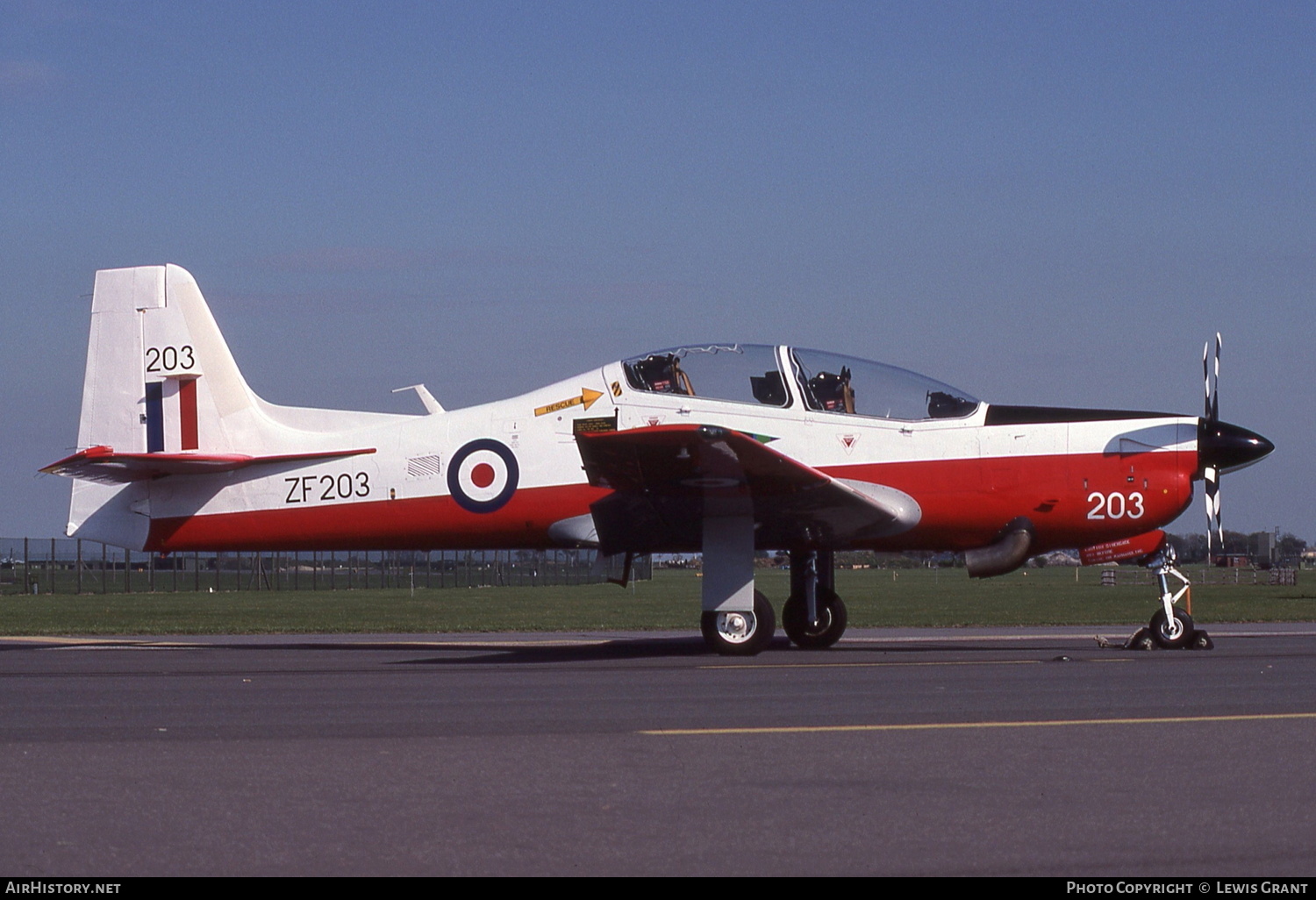 Aircraft Photo of ZF203 | Short S-312 Tucano T1 | UK - Air Force | AirHistory.net #300284