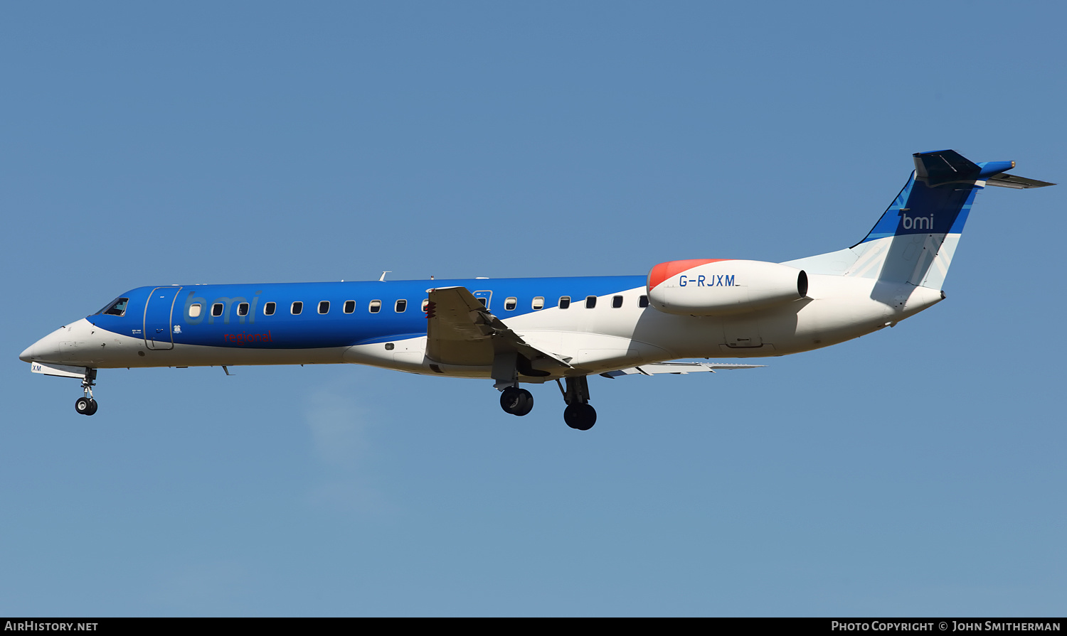 Aircraft Photo of G-RJXM | Embraer ERJ-145MP (EMB-145MP) | BMI Regional | AirHistory.net #300304